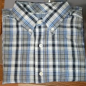 <PURITAN> SHORT SLEEVE PLAID Buttoned-Down SHIRT